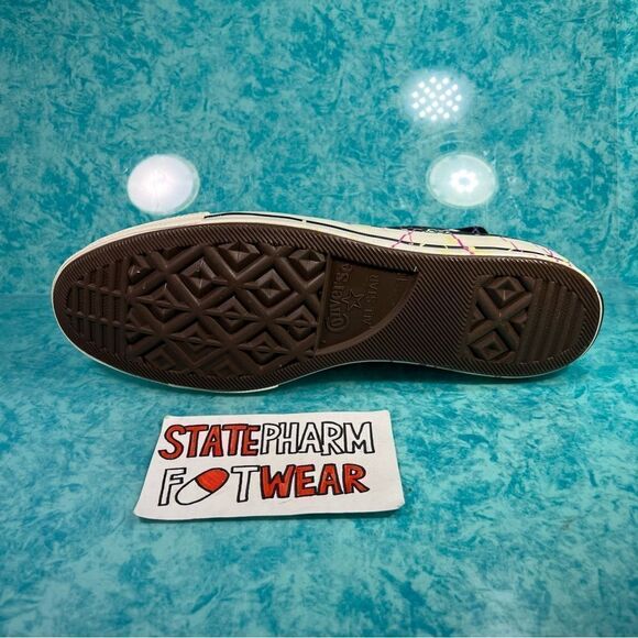 Converse Chuck 70 Hi Paint Splatter Men’s Black High Top Shoes Sneakers - Picture 4 of 5